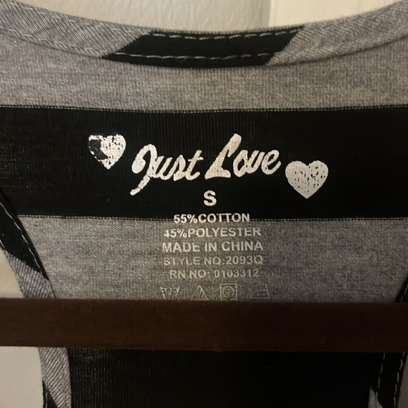 Just Love striped long maxi/ summer dress - Picture 4 of 10